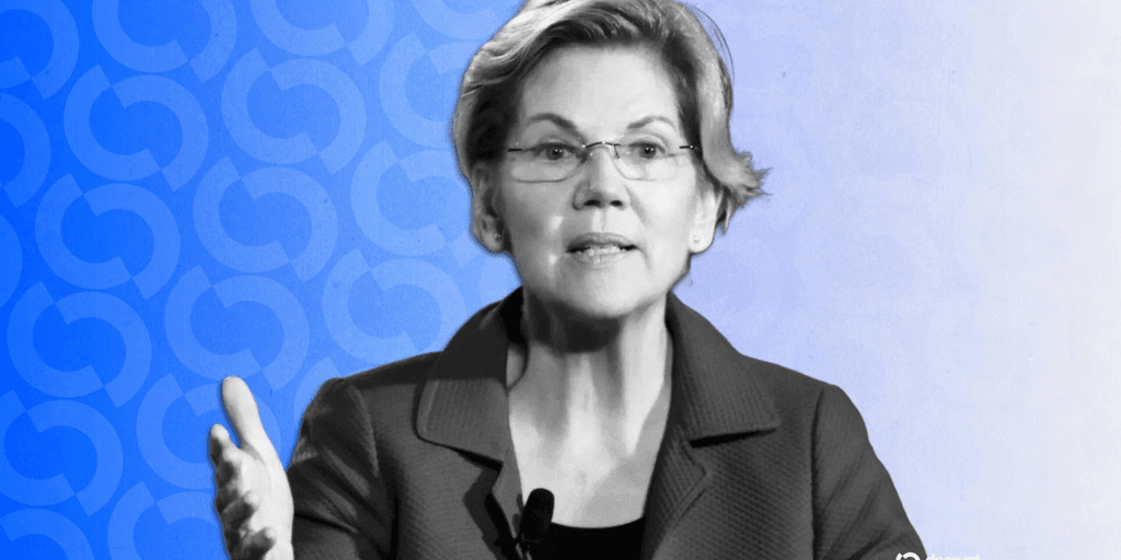 Elizabeth Warren Calls Crypto Bank Charter Approvals for Firms Like Coinbase, Ripple Illegal