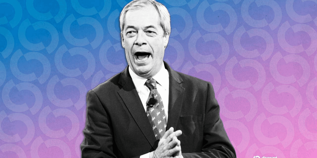 Reform UK's Nigel Farage Faces Standards Probe Over Tether Billionaire's $6.7 Million Gift