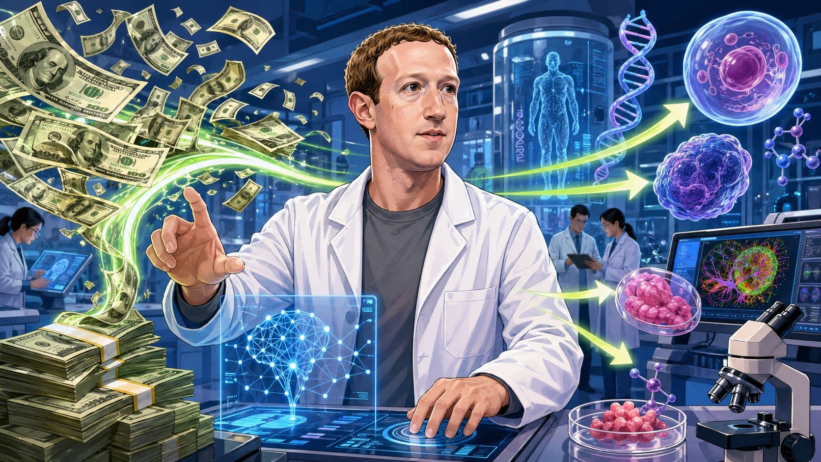 Zuckerberg's $500M AI biology swing
